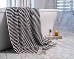Load image into Gallery viewer, Pom Pom Beach Towel | Oversized Bath Towel
