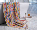 Load image into Gallery viewer, Pom Pom Beach Towel | Oversized Bath Towel
