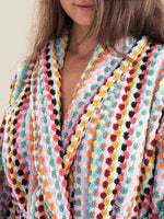 Load image into Gallery viewer, Pom Pom Plush Bathrobe
