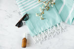 Load image into Gallery viewer, Organic Cotton Turkish Beach Towels
