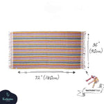 Load image into Gallery viewer, Pom Pom Beach Towel | Oversized Bath Towel
