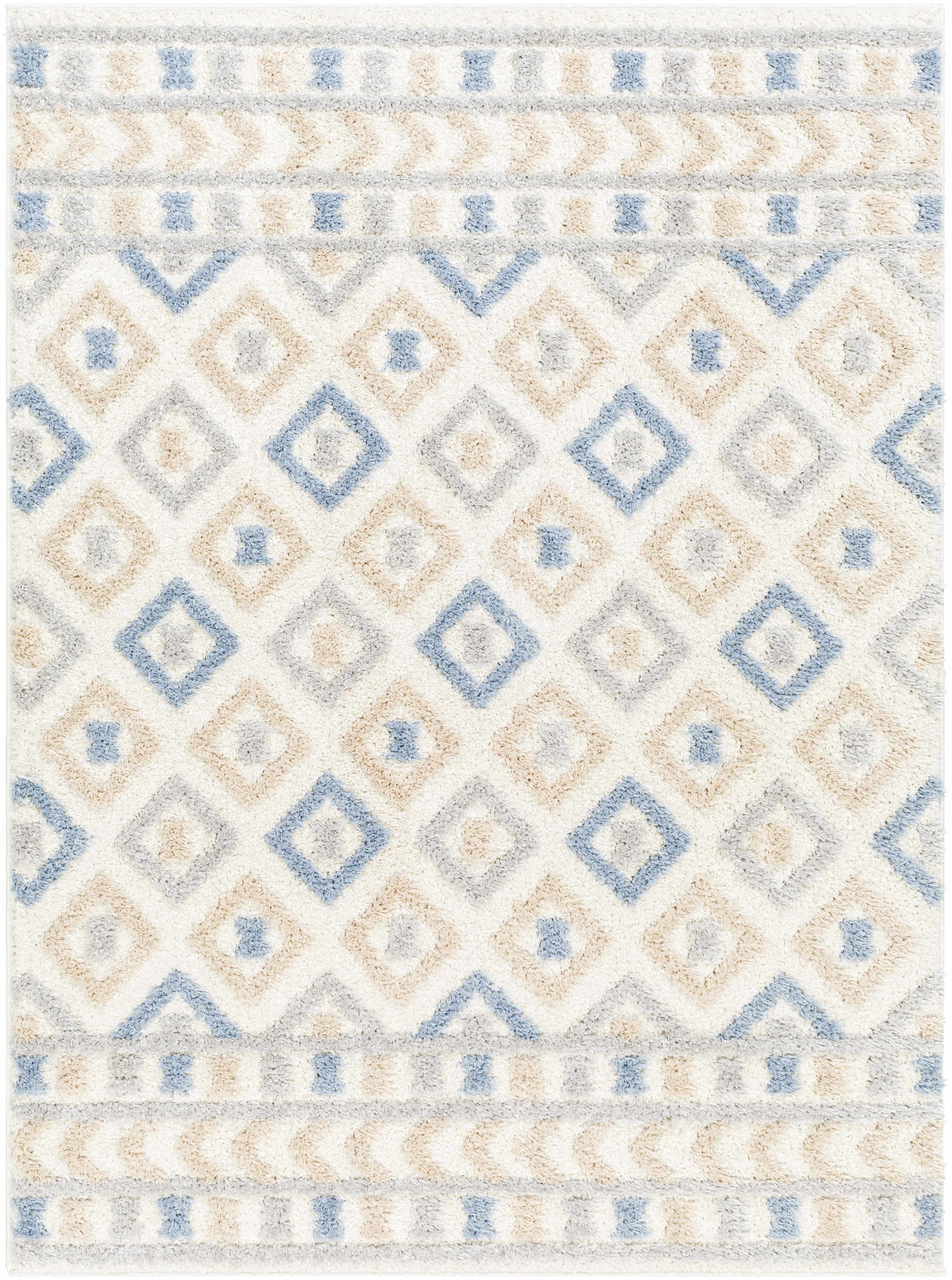 Eivin Pink & Blue Area Rug