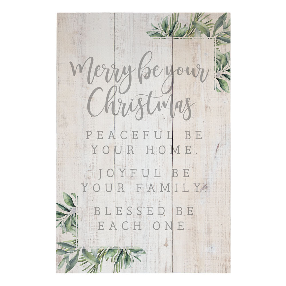 Merry Be Your Christmas sign