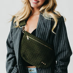 Load image into Gallery viewer, Suede Westlyn Woven Crossbody Bag
