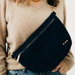 Load image into Gallery viewer, Suede Westlyn Woven Crossbody Bag
