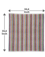 Load image into Gallery viewer, Pom Pom Luxurious Striped Bath Mat
