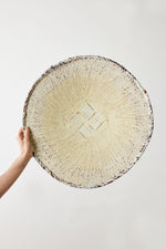 Load image into Gallery viewer, White Washed Handwoven Wall Basket
